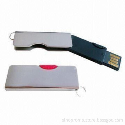 Mini Swivel USB Flash Drives, Up to 32GB Capacity